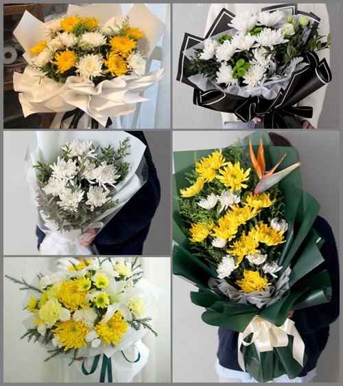 贵州遵义桐梓县坡渡镇白事花束代送